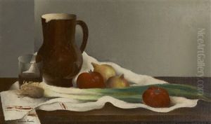 Nature Morte Au Pichet Et Aux Legumes