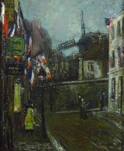 Montmartre, Le Moulin De La Galette by Pierre Hode