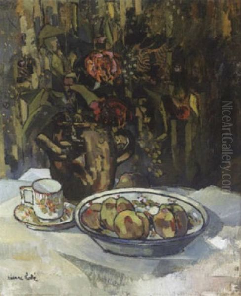 Nature Morte Aux Fleurs Et Fruits - view 1
