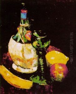 La Bouteille De Chianti by Pierre Hode