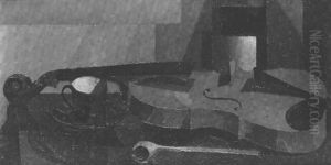 Composition Au Violin Et A La Tasse by Pierre Hode
