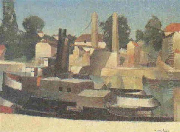 Remorqueur A Quai A Conflans-sainte-honorine - view 1