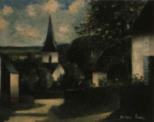 Village En Normandie by Pierre Hode