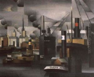 Composition Sur Le Port De Rouen by Pierre Hode