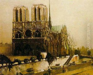 Notre-dame Et Les Quais by Pierre Hode