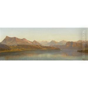 Panorama Du Lac Des Quatre-cantons by Ernst Hodel the Elder