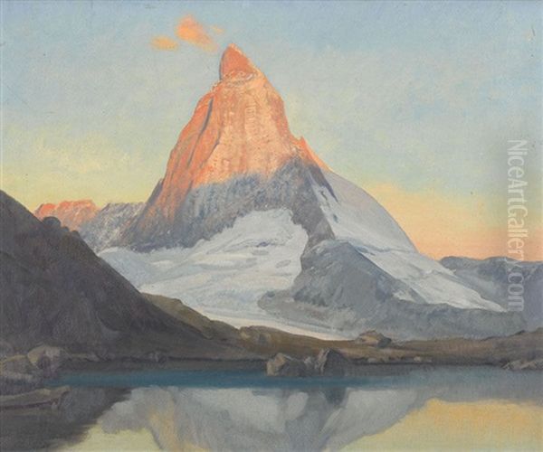 Das Matterhorn In Der Abendsonne - view 1