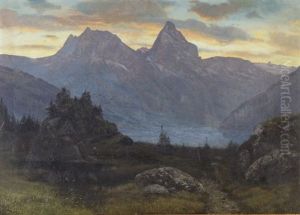 Abendsonne Uber Den Mythen Mit Lauerzersee