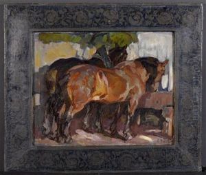 Pferd by Ernst Hodel the Elder