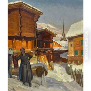Munster In Goms by Ernst Hodel the Younger
