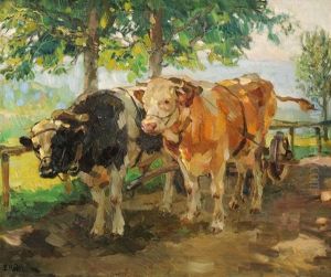 Ochsengespann by Ernst Hodel the Younger