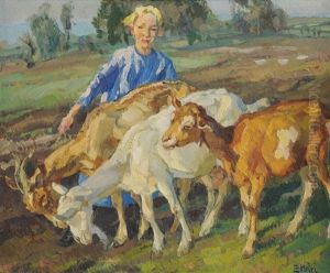 Die Geisshirtin by Ernst Hodel the Younger