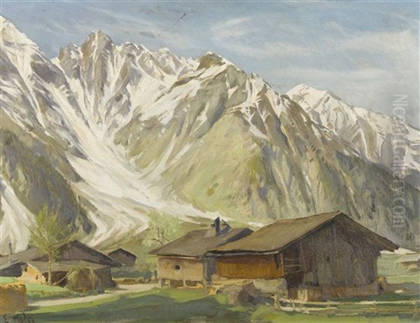 Berglandschaft Mit Bauerndorf - view 1