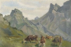 Iseltenalp by Ernst Hodel the Younger