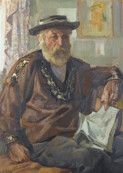 Portrat Eines Bauern In Tracht - view 1