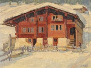 Chalet In Winterlandschaft
