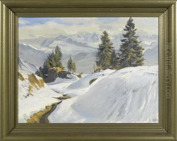 Rigilandschaft Im Winter - view 1