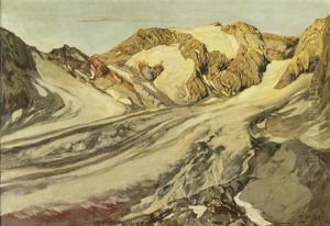 Gletscherlandschaft by Ernst Hodel the Younger