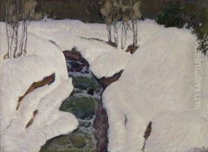 Landschaft Im Berner Oberland by Ernst Hodel the Younger