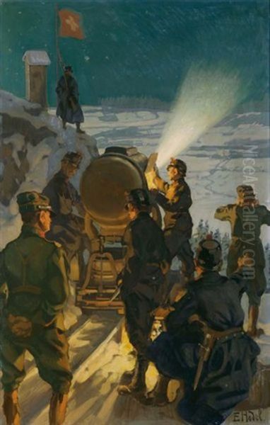 Kanoniere Am Geschutz (canoneers With Canon) - view 1