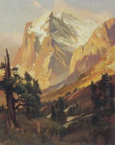 Schreckhorn by Ernst Hodel the Younger