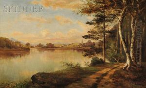 Path Along The River by Sylvester Phelps Hodgdon
