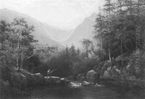The Fly Fisher by Sylvester Phelps Hodgdon