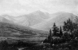 In The White Mountains: A Landscape With Figures