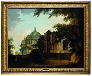 A View Of A Mosque At Mounheer