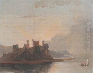 View Of Conwy Castle by William Hodges