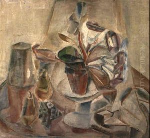 Still Life With Gloxinia by Frances Mary Hodgkins
