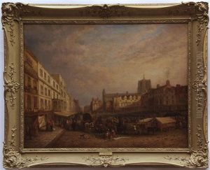 The Flower Market, Norwich by David Hodgson