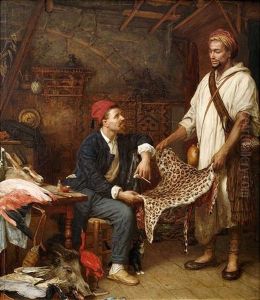 The French Naturalist In Algiers by John Evan Hodgson