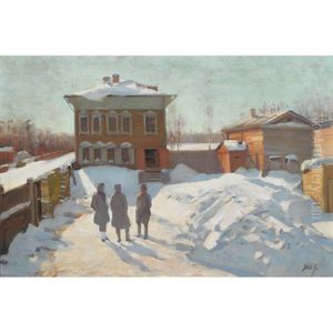 Officers In A Compound, Winter Officers In A Compound, Winter