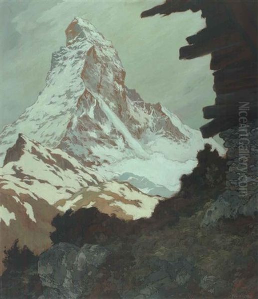 Das Matterhorn Von Nordosten - view 1
