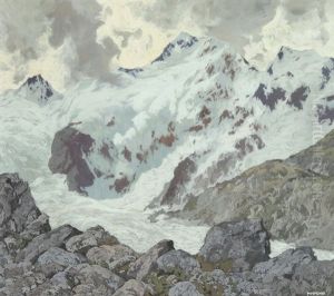 Piz Bernina by Hugo Hodiener (Hodina)