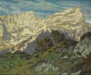 Ausschnitt Aus Der Parzeirergruppe by Hugo Hodiener (Hodina)