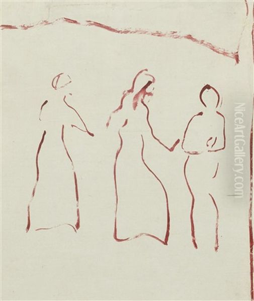 Study For "die Freude An Der Natur" - view 1