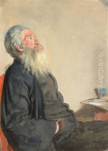 Meditierender Greis