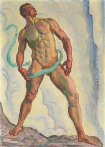 Urkraft (elemental Force) by Ferdinand Hodler