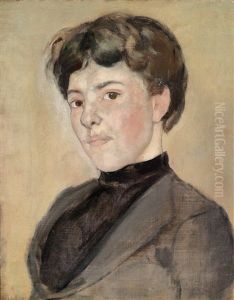 Bildnis Einer Unbekannten by Ferdinand Hodler