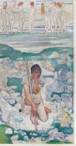 Der Traum Des Hirten by Ferdinand Hodler