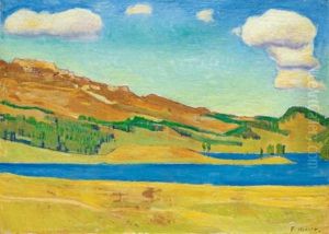 Der Champfersee (lake Champfer) by Ferdinand Hodler