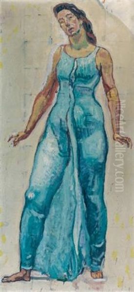 Einzelfigurstudie Zu Blick In Die Unendlichkeit (single Figure Study For Gaze Into Infinity) - view 1
