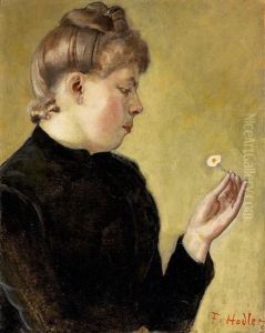 Bertha Stucki Mit Blume Bertha Stucki Mit Blume