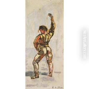 Schworender Im Linksprofil (taker From The Oath In Left Profile) (study For Einmutigkeit) Schworender Im Linksprofil (taker From The Oath In Left Profile) (study For Einmutigkeit)