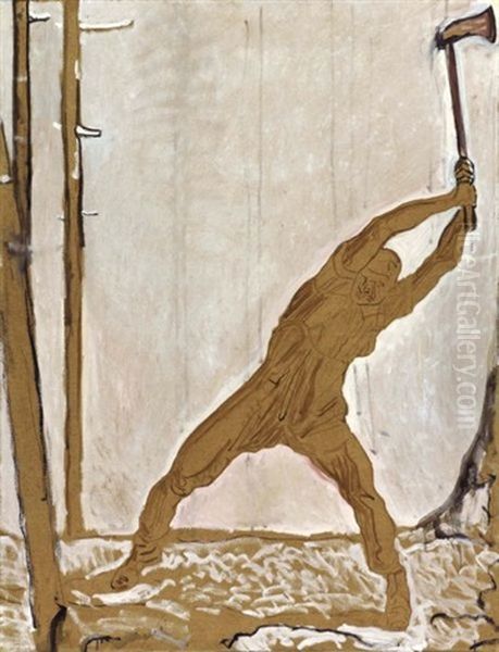 Der Holzfaller (the Wood Cutter) - view 1