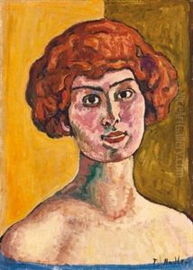 Bildnis Einer Jungen Frau Mit Roten Haaren