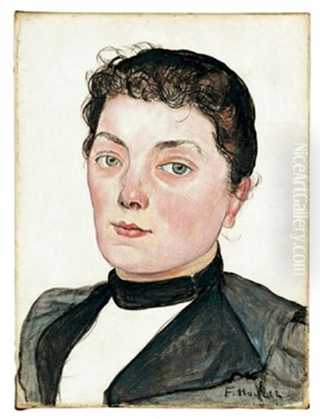 Berner Madchen (bildnis Einer Base Des Kunstlers) - view 1