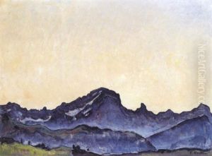Le Grand Muveran by Ferdinand Hodler